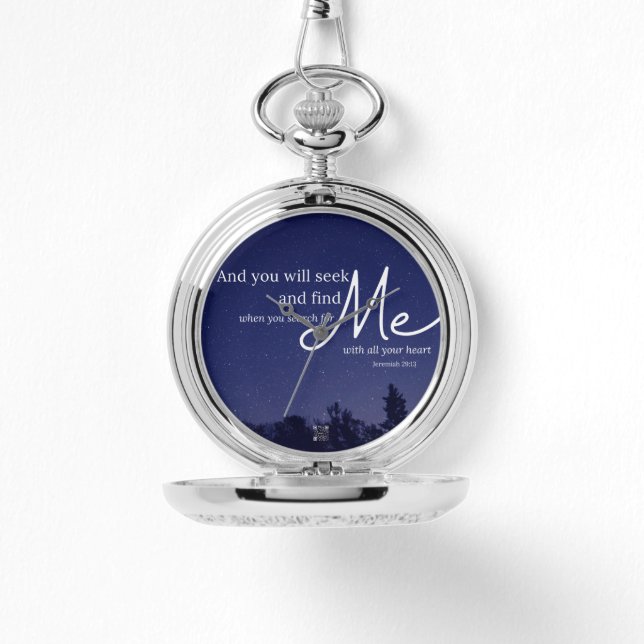 Scripture Pocket Watch Horloge (Voorkant)