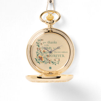 Scripture Pocket Watch Horloge