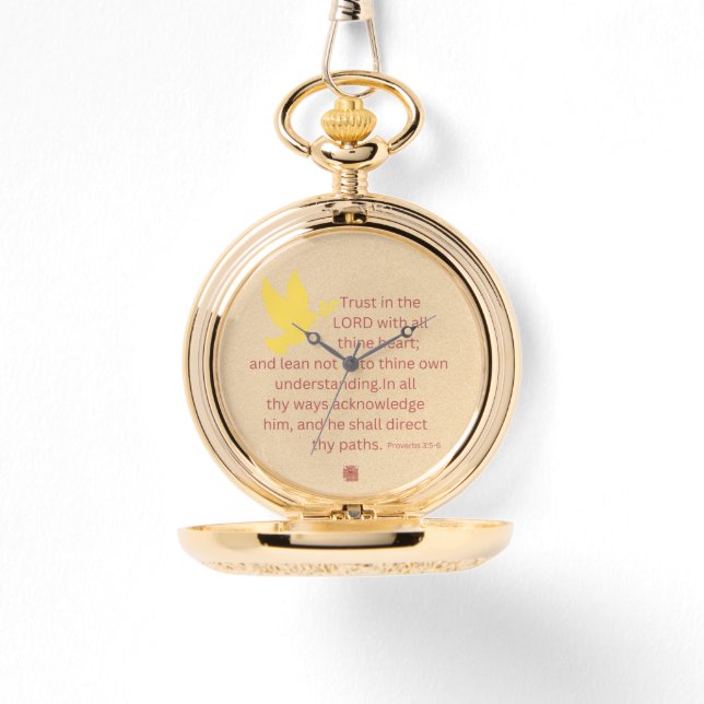 Scripture Pocket Watch Horloge (Voorkant)
