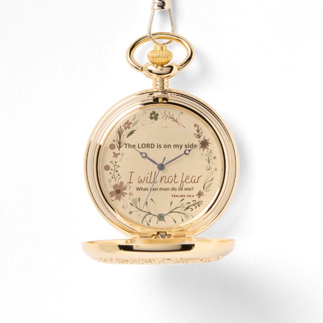 Scripture Pocket Watch Horloge (Voorkant)