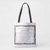 Scripture, Psalm 11, Colorful Rozen Draagtas (Voorkant)