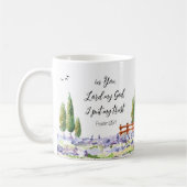 Scripture Psalm 25:1, ik zet Mijn Vertrouwelijke B Koffiemok (Links)