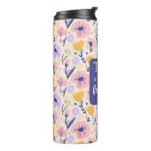 Scripture Thermal Tumbler Floral Design Thermosbeker (Gedraaid links)