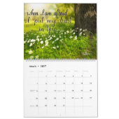 Scripture Verse 2018 Hand Lettered Calendar Kalender (Mar 2027)