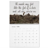 Scripture Verse 2018 Hand Lettered Calendar Kalender (Jan 2026)