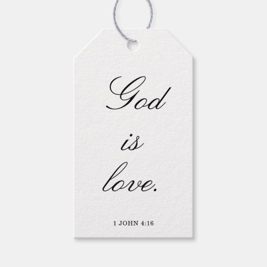 Scripture Wedding Centerpiece, Bridal Shower Decor Cadeaulabel (Voorkant)