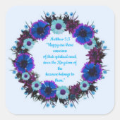 Scriptversie Verse Spiritueel berichtKoninkrijk Vierkante Sticker (Voorkant)