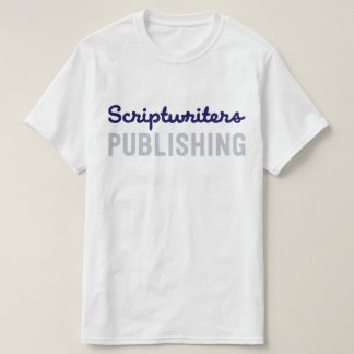 Scriptwriters die Navy Blue/Grey T-Shirt publicere