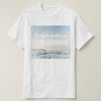 Scriptwriters die Witte Cloud T-shirt publiceren