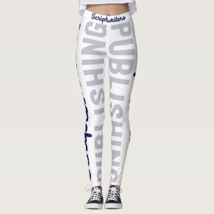 Scriptwriters Publiceren Navy Blue/Grey Leggings