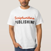Scriptwriters Publishing Black/Red Tshirt (Voorkant)