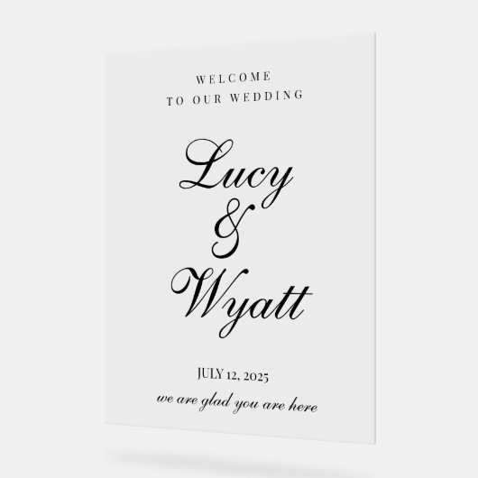 Scripty noir et blanc - Signe Mariage (Angle)