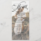 Scripty Photo Wedding Day Menu (Devant)