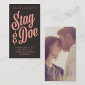 Scripty Stag & Doe Ticket (Voorkant / Achterkant)