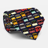 SCRM Trolley Icons Stropdas (Opgerold)