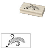 Scroll Banaan Art Stempel (Gestempeld)