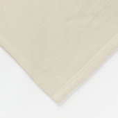 Scroll Damask Art I Black Taupe Cream Fleece Deken (Hoek)