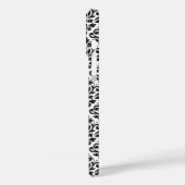 Scroll Damask Black op White Pattern Case-Mate iPhone Case (Achterkant / Links)