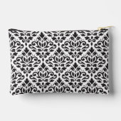 Scroll Damask Pattern BW (gepersonaliseerd) Etui (Achterkant)