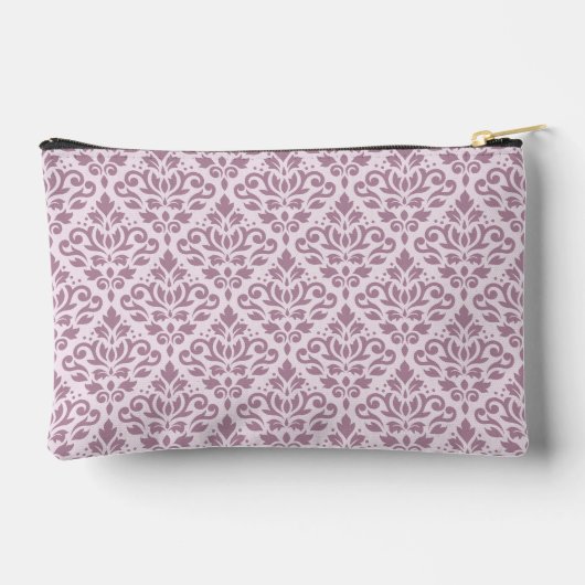 Scroll Damask Pattern Mauve op Roze Etui (Achterkant)