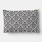 Scroll Damask Pattern Zwart op Wit Etui (Achterkant)