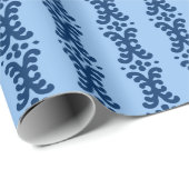 Scroll Dot in Blue Indigo Cadeaupapier (Rol Hoek)