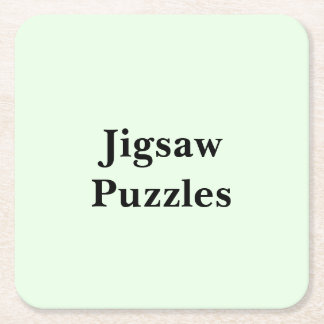 Scroll Down To See These Jigsaw Puzzles Vierkante Kartonnen Onderzetter