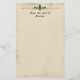  Scroll Header Oud Perkament Voeg Jouw namen toe Briefpapier