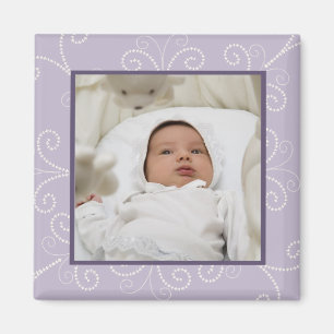 Scroll Magnet (lavender) Magneet