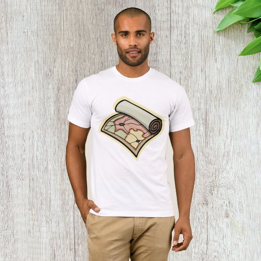 Scroll Map Heren T-Shirt