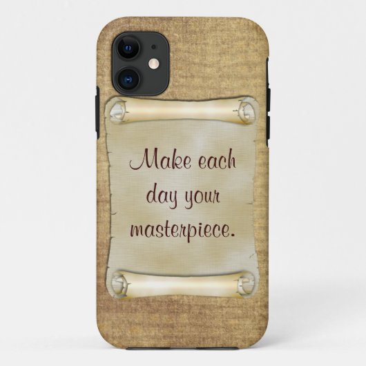  scroll met wijsheid Case-Mate iPhone case (Achterkant)