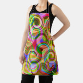 Scroll Pastel geometrisch abstract  Schort (Insitu)