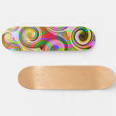 Scroll Pastel geometrisch abstract  Skateboard (Horizontaal)