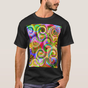 Scroll Pastel geometrisch abstract T-shirt