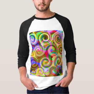Scroll Pastel geometrisch abstract T-shirt