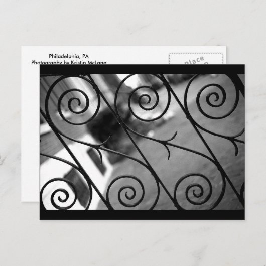 Scroll Railing Briefkaart (Voorkant / Achterkant)