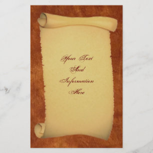 Scroll Stationery Briefpapier