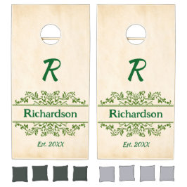  Scroll Wedding Monogram op perkament