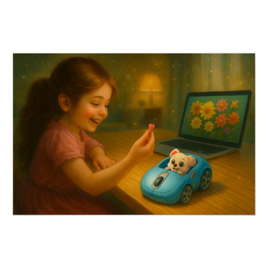 Scrolling Fairytale. Perfect Poster (Voorkant)