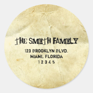 Scrolls Adres Label Stickers