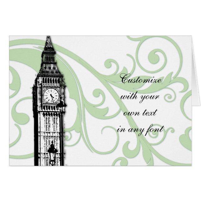 Scrolls et Big Ben - Vert (Devant horizontal)