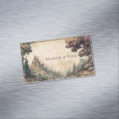 Scrollwork Sprookjeskasteel Magnetisch Visitekaartje (Voorbeeld)