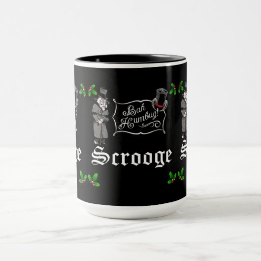 SCROOGE "Bah Humbug!" Kerstcadeau Mok (Midden)