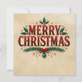 Scrooge Christmas-Wenskaart (Achterkant)