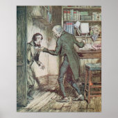 Scrooge en Bob Cratchit Poster (Voorkant)