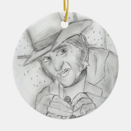 Scrooge Keramisch Ornament (Voorkant)