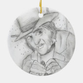 Scrooge Keramisch Ornament (Achterkant)