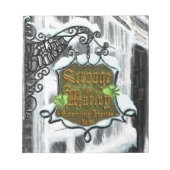 Scrooge&MarleySignScene blocs-notes (Devant)