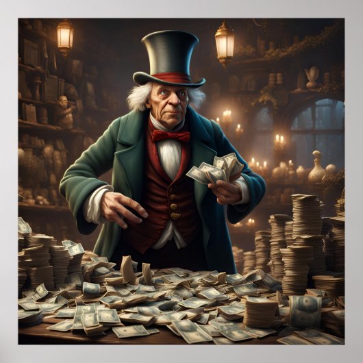 Scrooge-Poster Poster (Voorkant)
