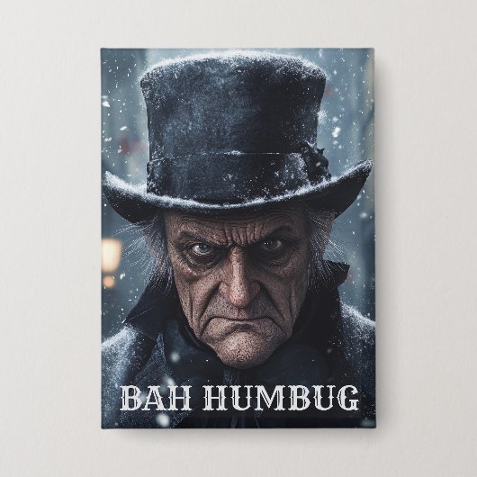 Scrooge Rectangle Button (Voorkant)